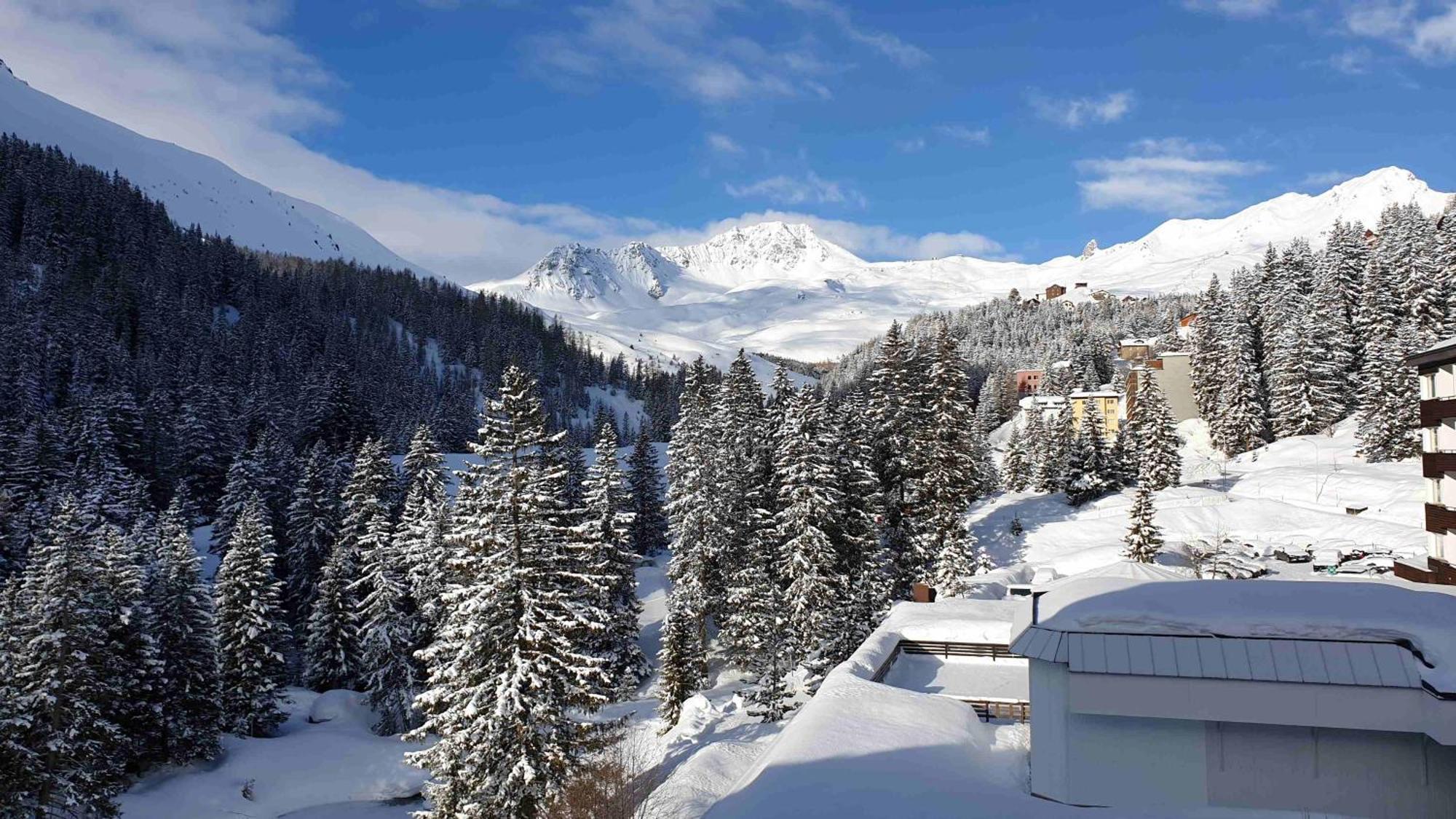 Ferienwohnung Rothornblick Arosa Exterior foto