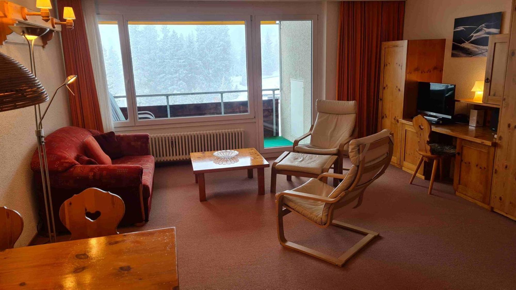 Ferienwohnung Rothornblick Arosa Exterior foto